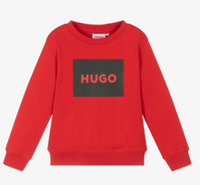 Load image into Gallery viewer, HUGO Red Cotton Sweatshirt
