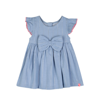 Load image into Gallery viewer, BILLEBLUSH bow metallic-stripes dress
