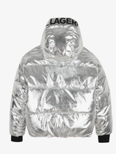 Load image into Gallery viewer, KARL LAGERFELD reversible hooded down jacket

