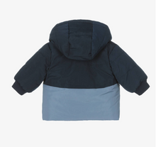 Load image into Gallery viewer, HUGO BOSS Baby Boys Blue Reversible Puffer Coat
