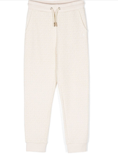 Load image into Gallery viewer, MICHAEL KORS monogram-pattern terry-cloth jogging bottoms
