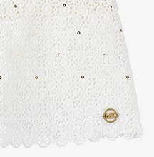 Load image into Gallery viewer, MICHAEL KORS Girls Ivory Cotton Lace Dress
