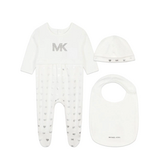 Load image into Gallery viewer, MICHAEL KORS logo-print cotton babygrow set
