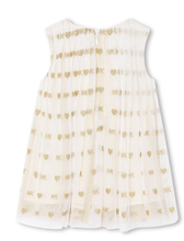 Load image into Gallery viewer, MICHAEL KORS glitter-detail pleated dress
