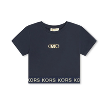 Load image into Gallery viewer, MICHAEL KORS Logo-tape jersey T-shirt
