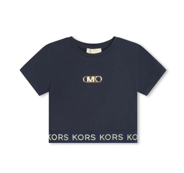 MICHAEL KORS Logo-tape jersey T-shirt