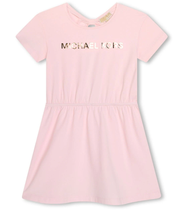 MICHAEL KORS Logo-print organic-cotton dress