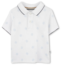 Load image into Gallery viewer, HUGO BOSS monogram-print polo shirt

