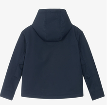 Load image into Gallery viewer, HUGO BOSS Boys Navy Blue Water-Repellent Jacket
