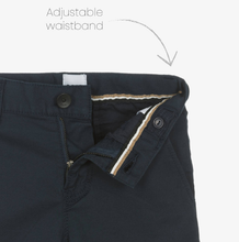 Load image into Gallery viewer, HUGO BOSS Boys Navy Blue Cotton Chino Shorts
