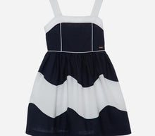 Load image into Gallery viewer, PATACHOU Nav Blue Dress with Details

