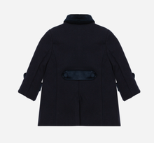 Load image into Gallery viewer, PATACHOU Boy Navy Velvet Coat
