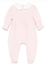 Load image into Gallery viewer, PATACHOU Pink Velvet Babygrow
