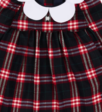Load image into Gallery viewer, PATACHOU tartan-print Peter Pan collar dress
