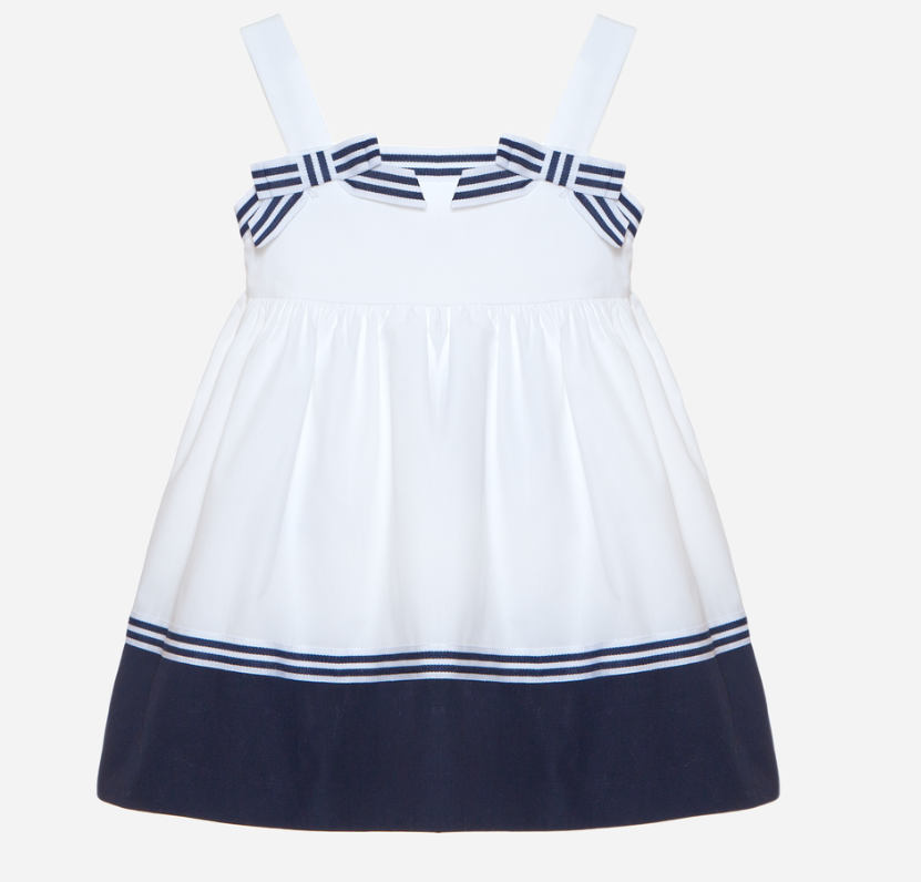 PATACHOU White dress made in poplin