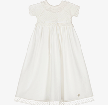 Load image into Gallery viewer, PAZ RODRIGUEZ Ivory Ceremony Baby Gown
