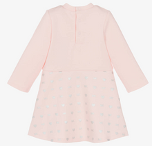 Load image into Gallery viewer, MICHAEL KORS Girls Pink Jersey Monogram Dress
