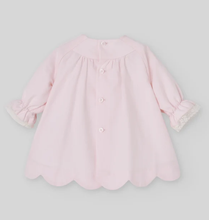 Load image into Gallery viewer, PAZ RODRIGUEZ Baby Girls Pink Dress Set with Scalloped Hem €125.35
