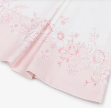 Load image into Gallery viewer, PATACHOU Girls Ivory &amp; Pink Floral Cotton Jersey Dress
