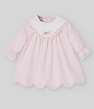 Load image into Gallery viewer, PAZ RODRIGUEZ Baby Girls Pink Dress Set with Scalloped Hem €125.35
