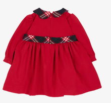 Load image into Gallery viewer, PATACHOU Tartan trim long sleeve dress
