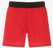 Load image into Gallery viewer, HUGO Boys Red Swim Shorts
