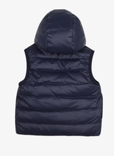 Load image into Gallery viewer, BOSS baby reversible puffer waistcoat

