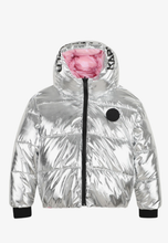 Load image into Gallery viewer, KARL LAGERFELD reversible hooded down jacket
