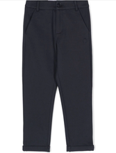 Load image into Gallery viewer, TRUSSARDI JUNIOR logo-embroidered straight-leg trousers
