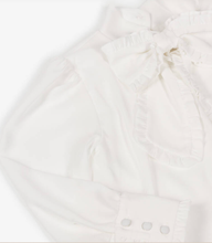 Load image into Gallery viewer, PATACHOU Girls Ivory Crêpe Bow Blouse
