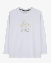 Load image into Gallery viewer, BOSS Logo-embroidered girls long-sleeve T-shirt
