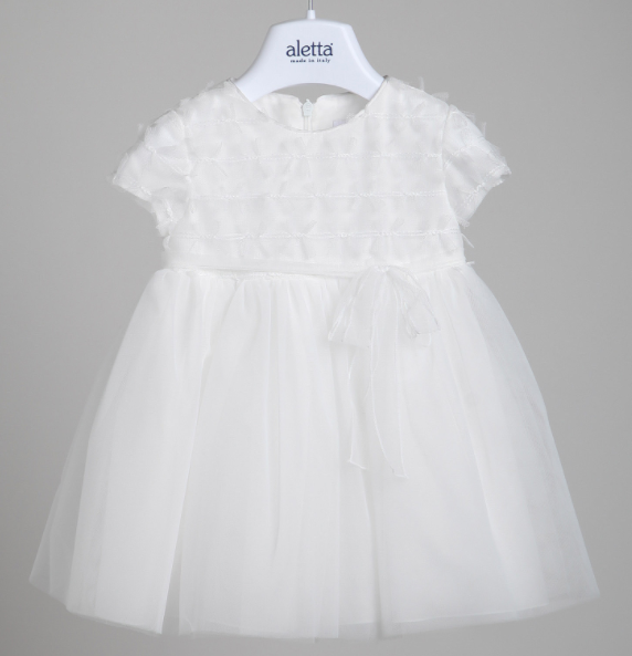 Aletta Tulle Dress with Bows Bodice