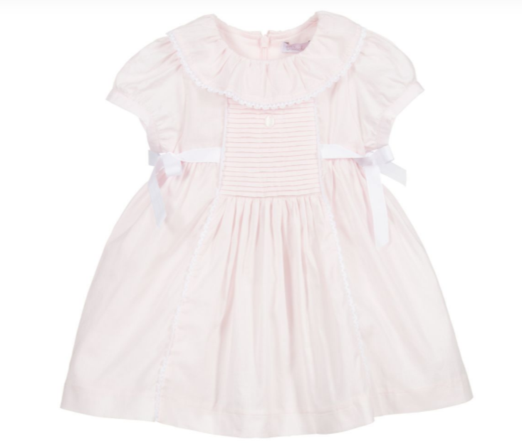 Patachou Baby Girl Pale Pink Cotton Dress