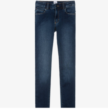 Load image into Gallery viewer, HUGO BOSS Boys Blue Denim Slim-Fit Jeans
