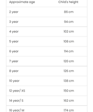 Load image into Gallery viewer, SIZE CHART
