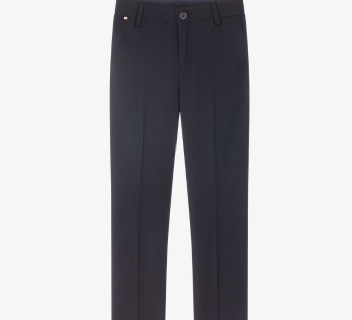 HUGO BOSS Boys Blue Wool Trousers