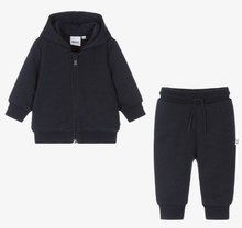 Load image into Gallery viewer, HUGO BOSS Boys Navy Blue Logo Tracksuit
