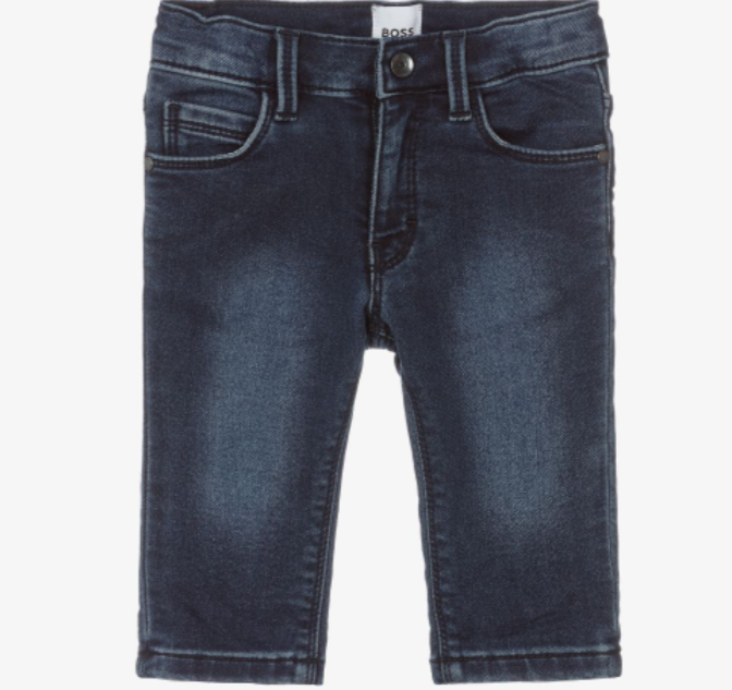 HUGO BOSS Boys Blue Denim Jeans