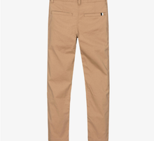 Load image into Gallery viewer, HUGO BOSS Boys Beige Cotton Chino Trousers
