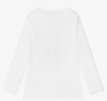 Load image into Gallery viewer, HUGO BOSS Boys White Cotton Logo Top
