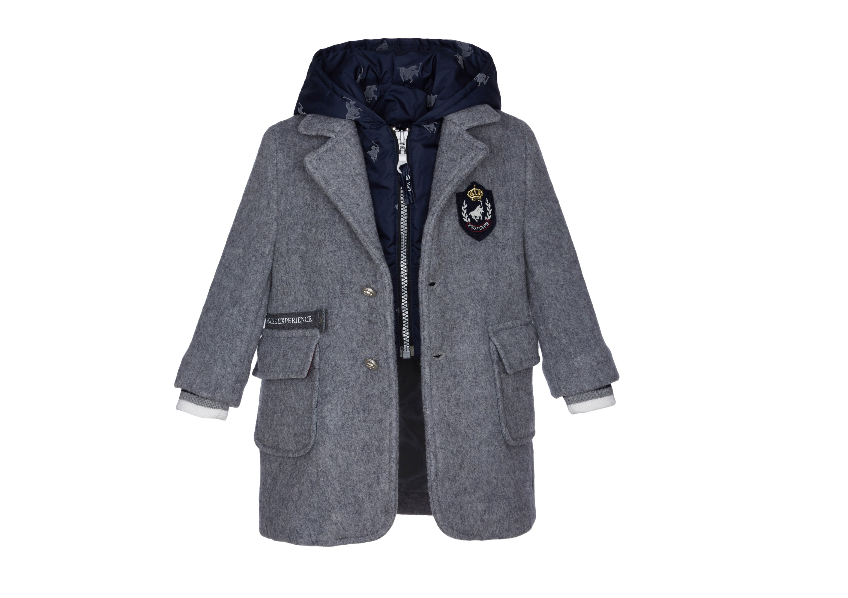 LAPIN HOUSE Boys Wool Coat