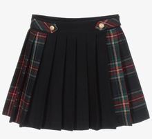 Load image into Gallery viewer, PATACHOU Girls Blue &amp; Green Tartan Skirt
