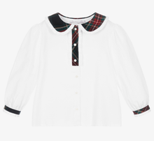 Load image into Gallery viewer, PATACHOU Girls White Cotton Blouse
