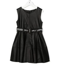 Load image into Gallery viewer, LAPIN HOUSE Leather Look A-Line Midi Dress
