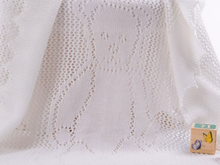 Load image into Gallery viewer, G.H. HURT AND SON Teddy Alphabet Baby Shawl - White
