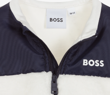 Load image into Gallery viewer, HUGO BOSS Ivory Faux Fur Zip-Up Baby Top
