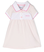 Load image into Gallery viewer, HUGO BOSS baby girl short-sleeved Polo dress
