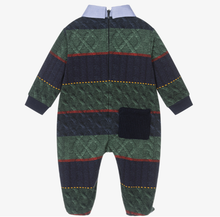 Load image into Gallery viewer, LAPIN HOUSE  Boys Green &amp; Blue Babygrow
