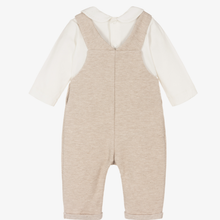 Load image into Gallery viewer, PAZ RODRIGUEZ Boys Beige Dungaree Set
