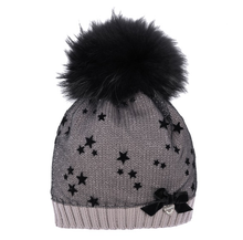 Load image into Gallery viewer, IL TRENINO Girl Pompom Hat
